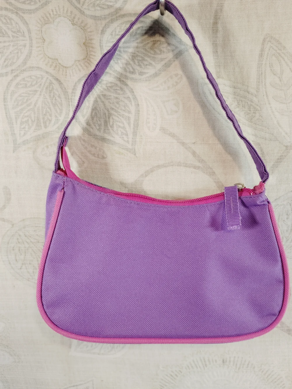 Hello Kitty Purple and Pink Kids Shoulder Bag with Rainbow Heart